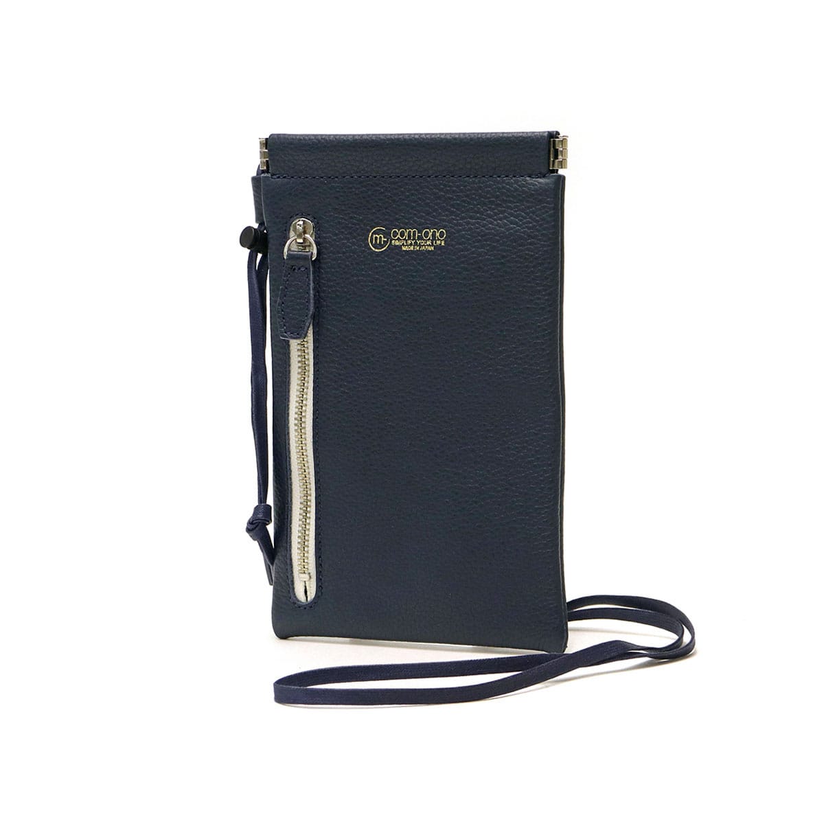 コモノ 財布 com-ono スリムネックウォレット Slim Series slim neck wallet スマホポーチ 小物入れ 本革 日本製 メンズ レディース SLIM-003