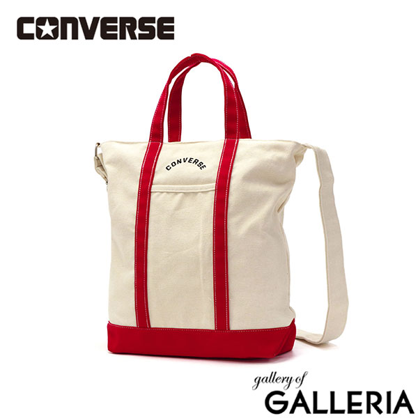 コンバース トートバッグ レディース メンズ 大きめ キャンバス ファスナー付き A4 CONVERSE 2WAYトートバッグ 縦型 カジュアル 軽い 軽量 ブランド 無地 旅行 縦 2WAY おしゃれ 斜めがけ アーチトートバッグ M 80385700