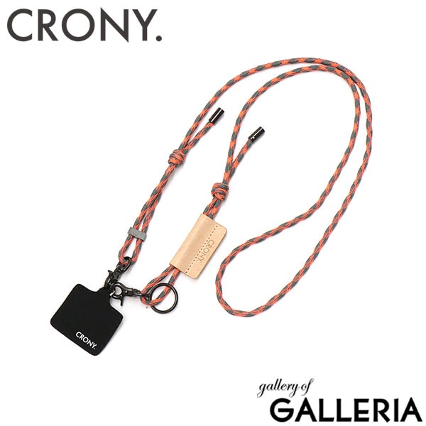 【セール】クルニー スマートフォンストラップ CRONY. Smartphone Strap 6mm スマホストラップ スマホショルダー ストラップホルダー ショルダーストラップ 紐 ロープ 斜めがけ 首かけ メンズ レディース CRS-00001