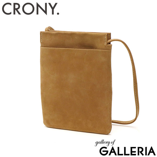 クルニー ショルダーバッグ CRONY. Tatum Smartphone Pouch スマートフォンポーチ スマホポーチ スマホショルダー ミニショルダーバッグ 斜めがけ 小さめ 軽量 スリム 革 本革 日本製 メンズ レディース CR-00038
