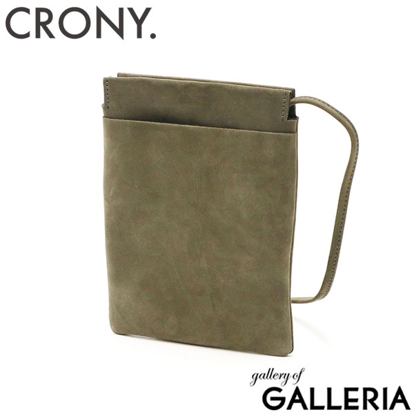 クルニー ショルダーバッグ CRONY. Tatum Smartphone Pouch スマートフォンポーチ スマホポーチ スマホショルダー ミニショルダーバッグ 斜めがけ 小さめ 軽量 スリム 革 本革 日本製 メンズ レディース CR-00038