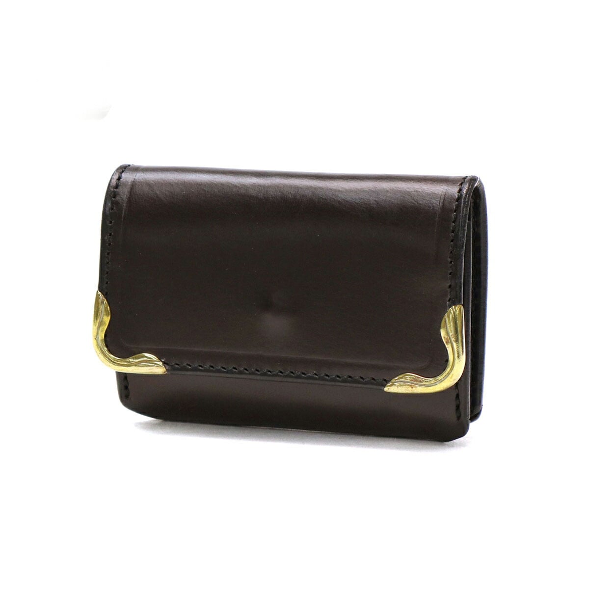 クランプ 財布 Cramp コインケース 小銭入れ 本革 革 小さい BOX型小銭入れ カード UK Bridle Leather サイド金具 ギャルソンコインケース ブライドルレザー メンズ レディース 池之端銀革店 Cr-917