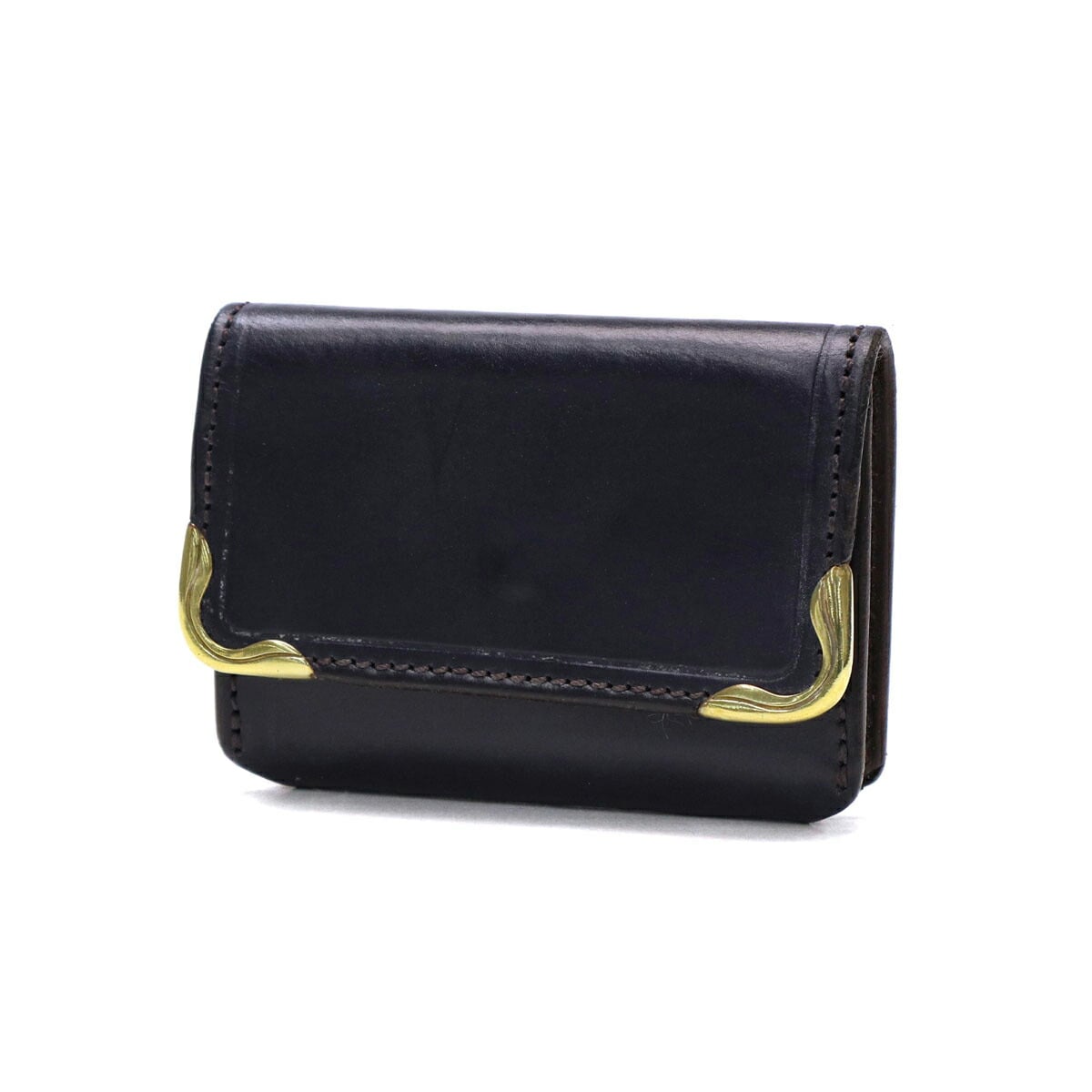 クランプ 財布 Cramp コインケース 小銭入れ 本革 革 小さい BOX型小銭入れ カード UK Bridle Leather サイド金具 ギャルソンコインケース ブライドルレザー メンズ レディース 池之端銀革店 Cr-917