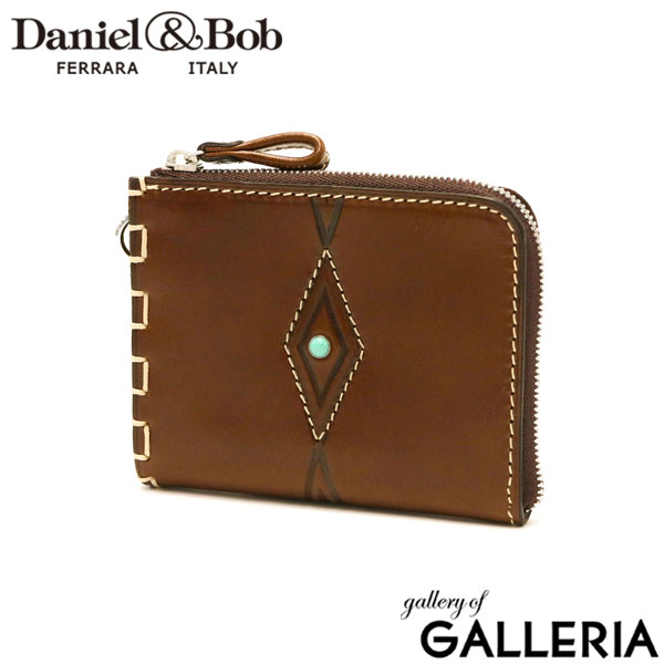 【セール】正規品1年保証 ダニエル&ボブ 財布 Daniel&Bob WAGNER AZTECA CUOIO ミニ財布 小銭入れ L字ファスナー 本革 メンズ レディース GFT-056-4-27L
