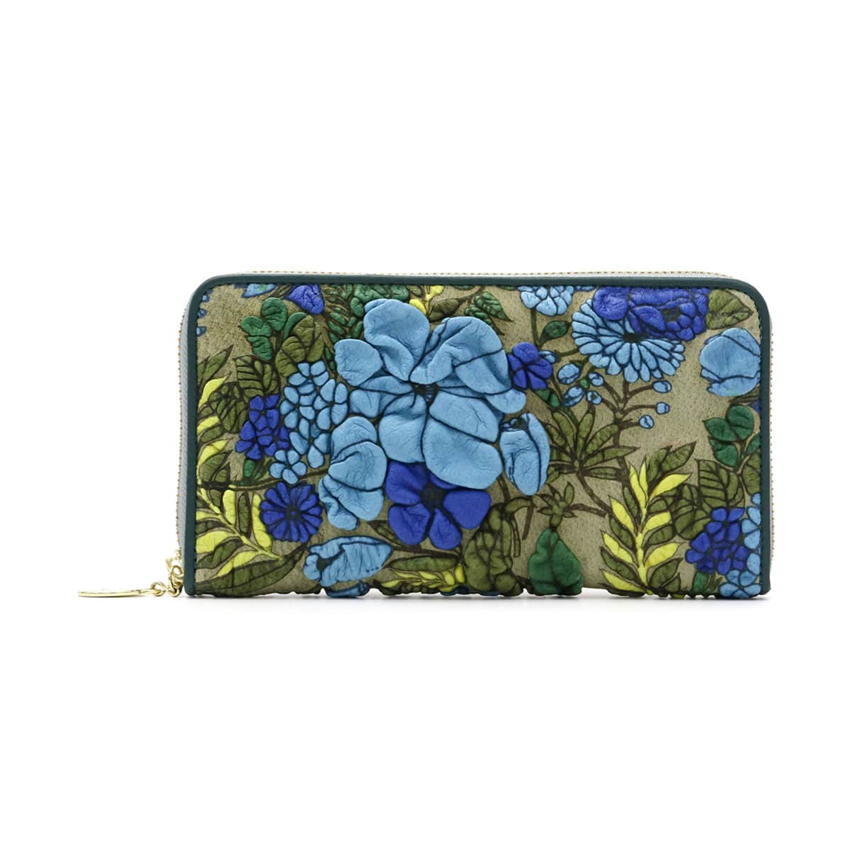 デコブランシェ decobranche 長財布 KYOUKA 京香 財布 友禅革 本革 ラウンドファスナー 小銭入れあり レディース日本製 d-03-21 おもてなしセレクション受賞