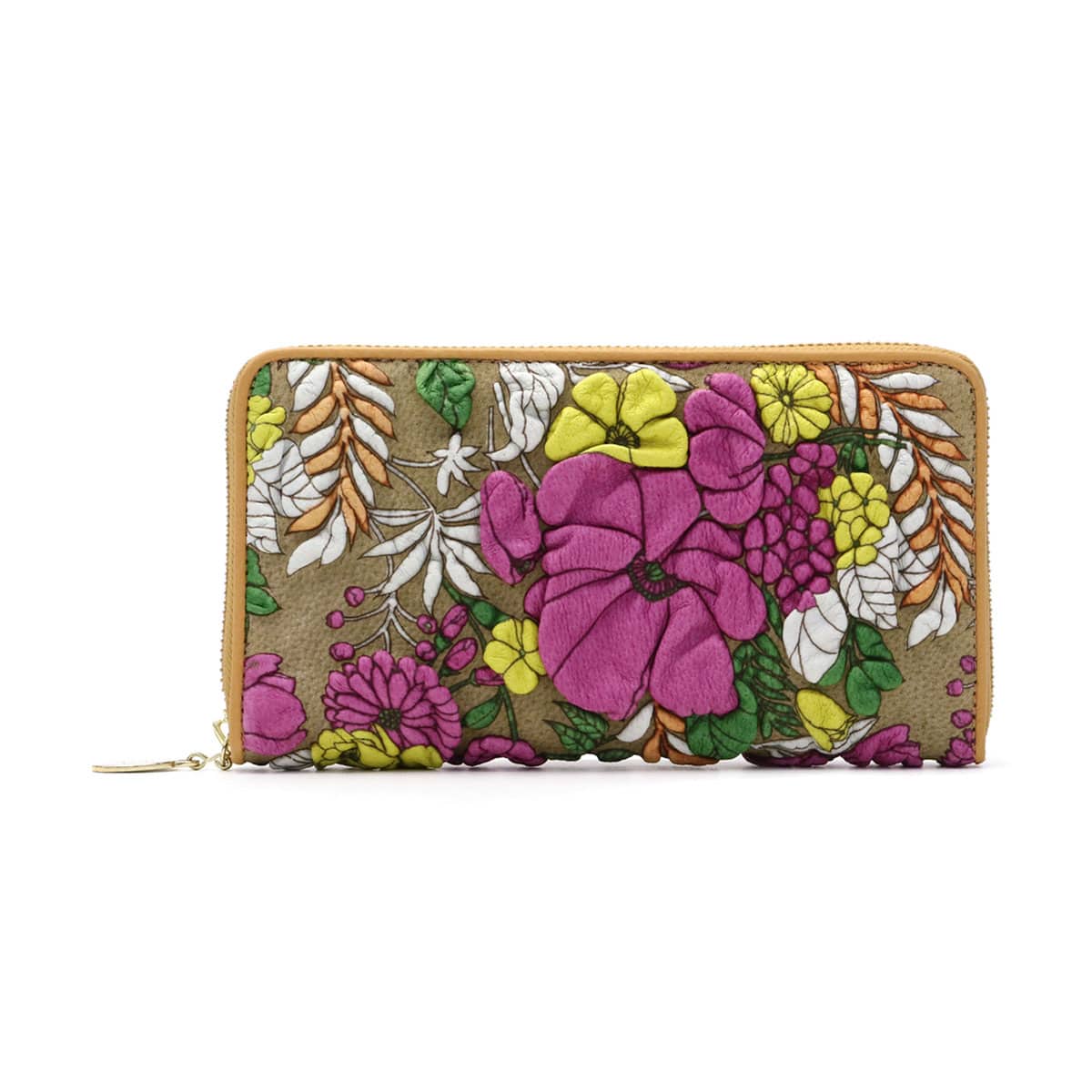 デコブランシェ decobranche 長財布 KYOUKA 京香 財布 友禅革 本革 ラウンドファスナー 小銭入れあり レディース日本製 d-03-21 おもてなしセレクション受賞