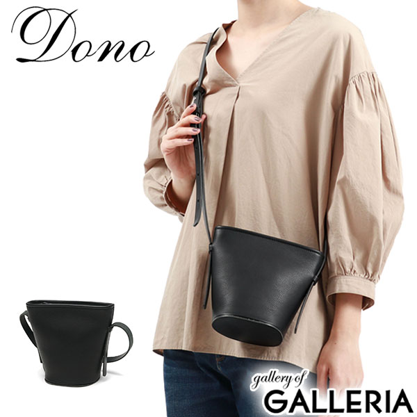 ドーノ ショルダーバッグ Dono バケットショルダーバッグ S 本革 レザー 斜めがけ ミニショルダー バッグ 軽量 小さめ 縦型 ファスナー付き 日本製 上品 レディース MNC00119DN