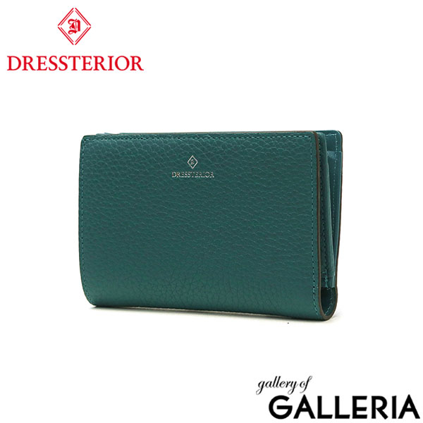 ドレステリア 二つ折り財布 メンズ レディース ブランド 本革 DRESSTERIOR 財布 小銭入れあり 小銭入れ ファスナー 大容量 小銭入れ 牛革 革 レザー カード 二つ折り コンパクト Cavalier 861615
