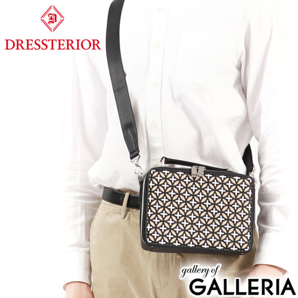 ドレステリア ショルダーバッグ メンズ レディース 斜めがけバッグ 革 DRESSTERIOR ブランド 大人 小さめ コンパクト 本革 40代 斜めがけ 上品 軽量 軽い ショルダー バッグ Airdale 863113