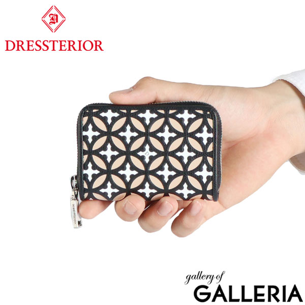 ドレステリア コインケース カードケース メンズ レディース スリム 本革 DRESSTERIOR 革 レザー 持ち運び ブランド ミニ財布 おしゃれ 鍵 ファスナー 黒 Airdale カードケース兼用小銭入れ 863611