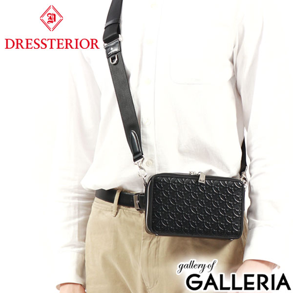 ドレステリア ショルダーバッグ メンズ レディース 斜めがけバッグ 革 DRESSTERIOR 40代 50代 小さめ ブランド 本革 レザー 斜めがけ 斜め掛け 大人 軽量 コンパクト Welsh 864102