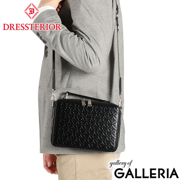 ドレステリア ショルダーバッグ メンズ レディース 斜めがけバッグ ブランド DRESSTERIOR バッグ 斜めがけ ハンドバッグ 軽量 30代 40代 50代 2WAY レザー 本革 大人 上品 ウェルシュ 864103