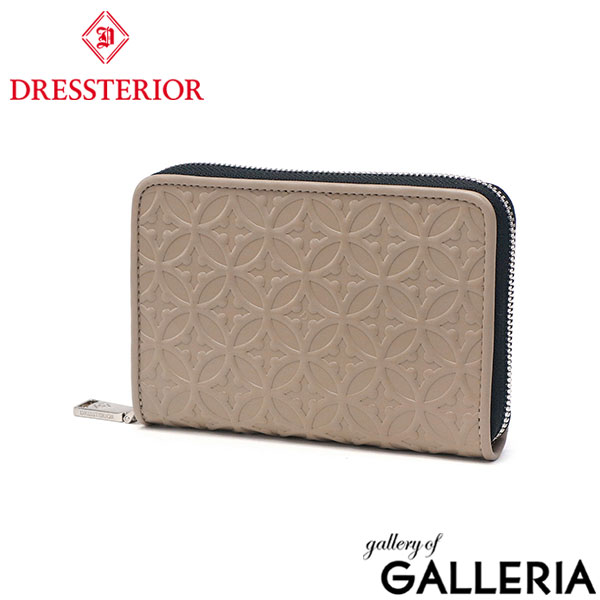 ドレステリア 二つ折り財布 メンズ レディース box型小銭入れ ファスナー DRESSTERIOR 小銭入れあり ブランド レザー 本革 大容量 ラウンドファスナー 財布 ラウンドミドル財布 Welsh 864602