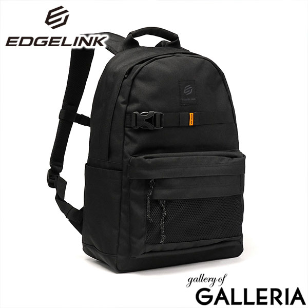 エッジリンク リュック メンズ レディース 通学 大容量 シンプル 黒 ブラック EDGELINK リュックサック おしゃれ カジュアル ブランド 23L 軽量 軽い A4 PC PC収納 ストリート スクール バッグ TEMPCATION 60131