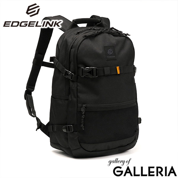 エッジリンク リュック メンズ レディース 通学 大容量 シンプル 黒 ブラック EDGELINK リュックサック おしゃれ カジュアル ブランド 26L 軽量 軽い A4 B4 PC ストリート スクール バッグ TEMPCATION 60132