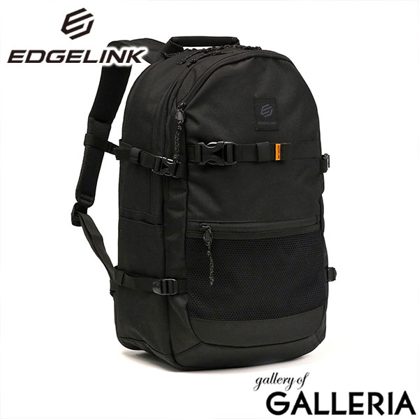 エッジリンク リュック メンズ レディース 大容量 通学 シンプル 黒 ブラック EDGELINK リュックサック カジュアル おしゃれ 28L 軽量 軽い B4 A4 女子 男子 ブランド ストリート かっこいい TEMPCATION 60133