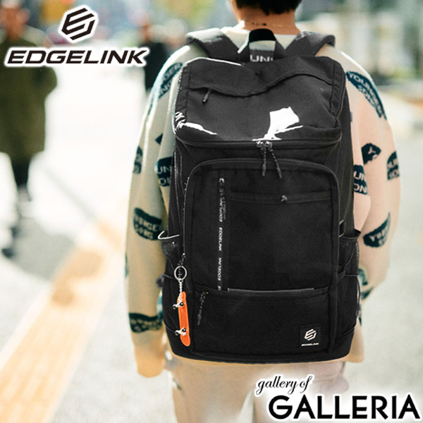 エッジリンク リュック メンズ レディース 通学 EDGELINK リュックサック 大容量 黒 おしゃれ カジュアル ストリート ブランド 撥水 軽量 軽い 39L A3 PC収納 15.6inch 学生 KANDYDATE Ground Rucksack 60143