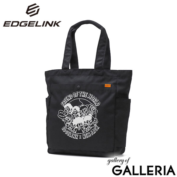 【セール】エッジリンク トートバッグ メンズ レディース 大きめ 大容量 ファスナー付き A4 EDGELINK キャンバス 帆布 カジュアル 縦型 縦 ブランド 軽量 軽い 通学 通勤 ファスナー 肩掛け ワックパック WACPAK NJ Tote Bag 60424