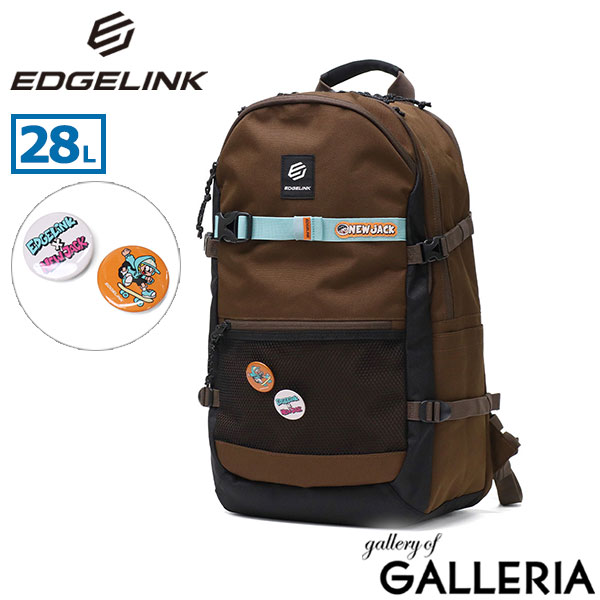 【セール】エッジリンク リュック メンズ レディース バックパック 大容量 EDGELINK ブランド カジュアル おしゃれ リュックサック 通学 2層 バッグ B4 28L PC収納 中学生 高校生 学生 TEMPCATION NJ Large Backpack 60332