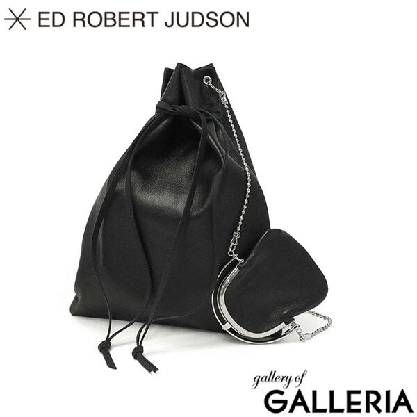 エドロバートジャドソン ショルダーバッグ ED ROBERT JUDSONODD ODD - POUCH SIZE.1 巾着 ショルダー バッグ ポーチ 斜めがけバッグ 小銭入れ 本革 小さめ 軽量 日本製 メンズ レディース B01WBG-115B-1