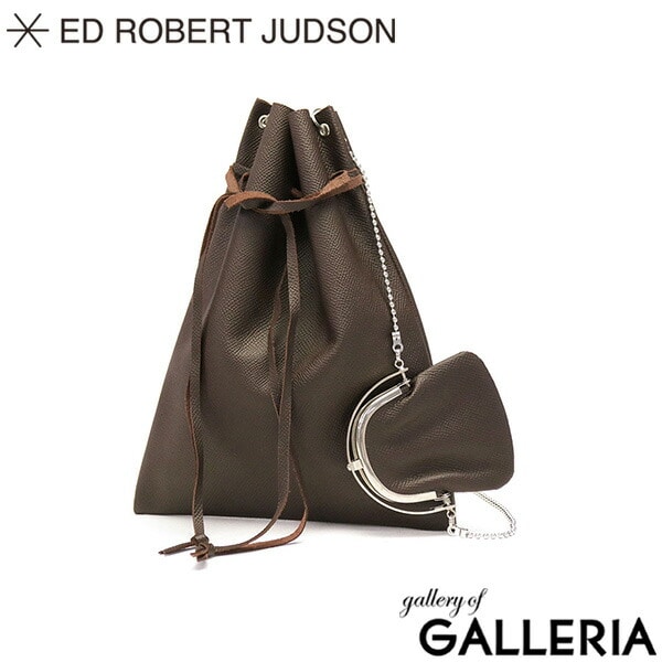 エドロバートジャドソン ショルダーバッグ ED ROBERT JUDSONODD ODD - POUCH SIZE.1 巾着 ショルダー バッグ ポーチ 斜めがけバッグ 小銭入れ 本革 小さめ 軽量 日本製 メンズ レディース B01WBG-115B-1