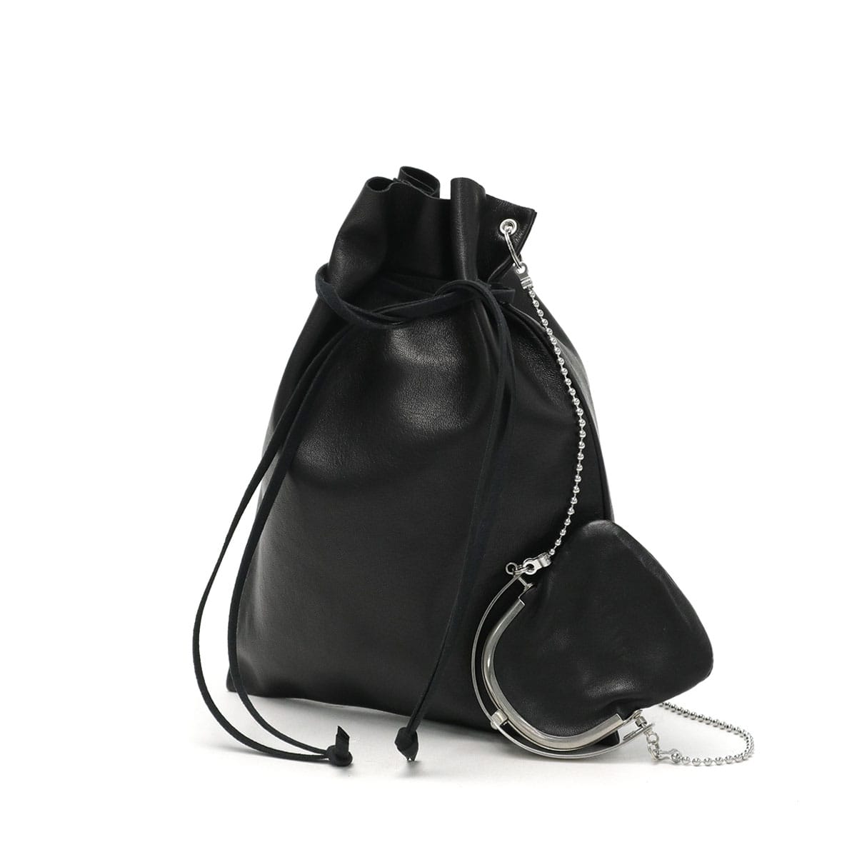 【セール】エドロバートジャドソン ショルダーバッグ ED ROBERT JUDSON ODD - POUCH SIZE.2 巾着 ショルダーバッグ ポーチ 斜めがけバッグ 本革 小さめ 軽量 日本製 メンズ レディース B01YBG-115-2