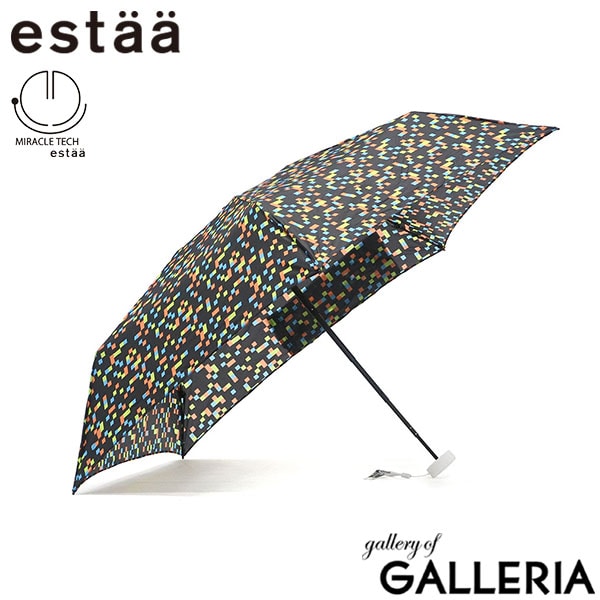 エスタ 折りたたみ傘 レディース 晴雨兼用 軽量 estaa ムーンバット 傘 日傘 雨傘 軽い コンパクト 超小型 小さい 紫外線対策 日焼け対策 UVカット 撥水 手動 手開き おしゃれ Miracle Tech 6段ミニ UV モザイク50 31-230-10327-02