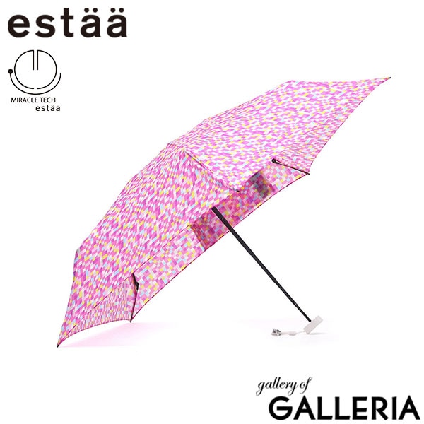 エスタ 折りたたみ傘 レディース 晴雨兼用 軽量 estaa ムーンバット 傘 日傘 雨傘 軽い コンパクト 超小型 小さい 紫外線対策 日焼け対策 UVカット 撥水 手動 手開き おしゃれ Miracle Tech 6段ミニ UV モザイク50 31-230-10327-02