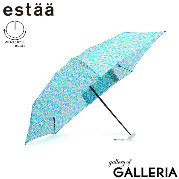 エスタ 折りたたみ傘 レディース 晴雨兼用 軽量 estaa ムーンバット 傘 日傘 雨傘 軽い コンパクト 超小型 小さい 紫外線対策 日焼け対策 UVカット 撥水 手動 手開き おしゃれ Miracle Tech 6段ミニ UV モザイク50 31-230-10327-02