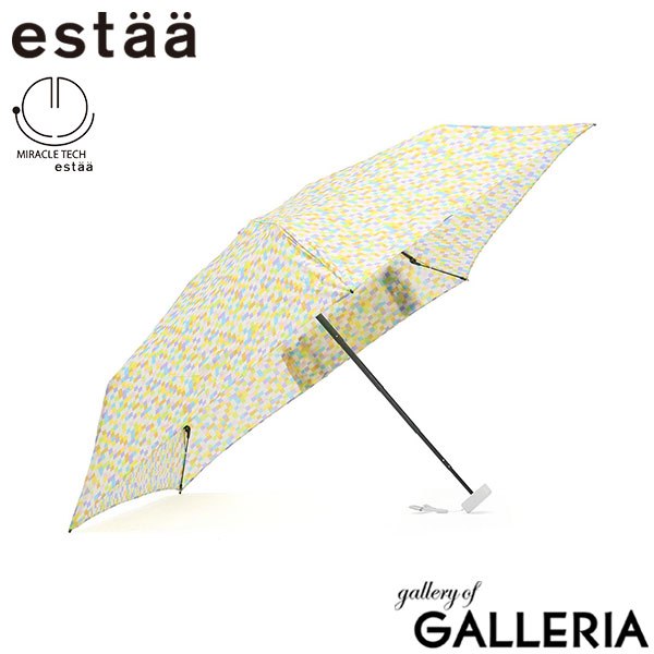 エスタ 折りたたみ傘 レディース 晴雨兼用 軽量 estaa ムーンバット 傘 日傘 雨傘 軽い コンパクト 超小型 小さい 紫外線対策 日焼け対策 UVカット 撥水 手動 手開き おしゃれ Miracle Tech 6段ミニ UV モザイク50 31-230-10327-02