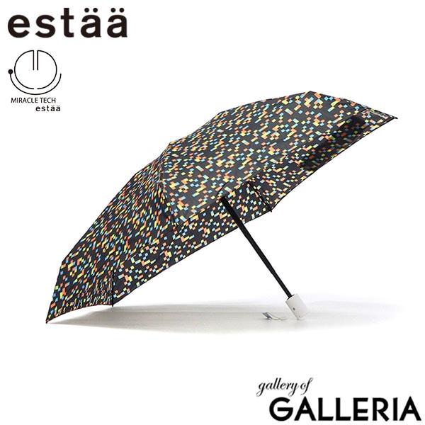 エスタ 折りたたみ傘 晴雨兼用 自動開閉 軽量 estaa ムーンバット 傘 日傘 雨傘 コンパクト ワンタッチ レディース UVカット加工 紫外線対策 親骨50cm ミラクルテック MiracleTech UVモザイク50 31-230-10327-12