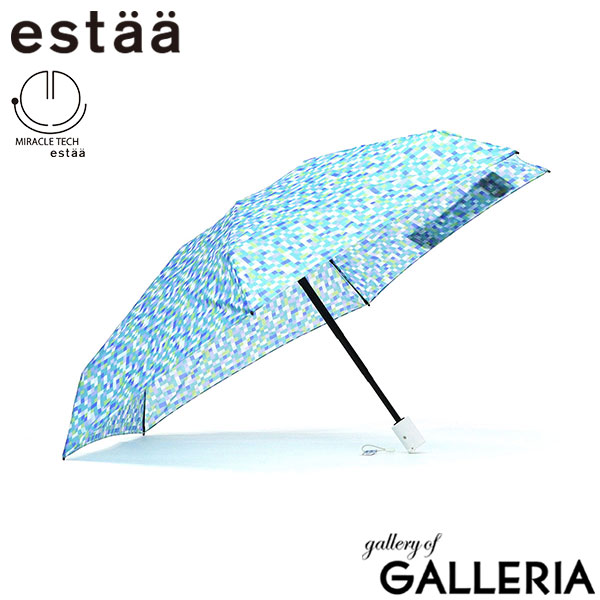 エスタ 折りたたみ傘 晴雨兼用 自動開閉 軽量 estaa ムーンバット 傘 日傘 雨傘 コンパクト ワンタッチ レディース UVカット加工 紫外線対策 親骨50cm ミラクルテック MiracleTech UVモザイク50 31-230-10327-12