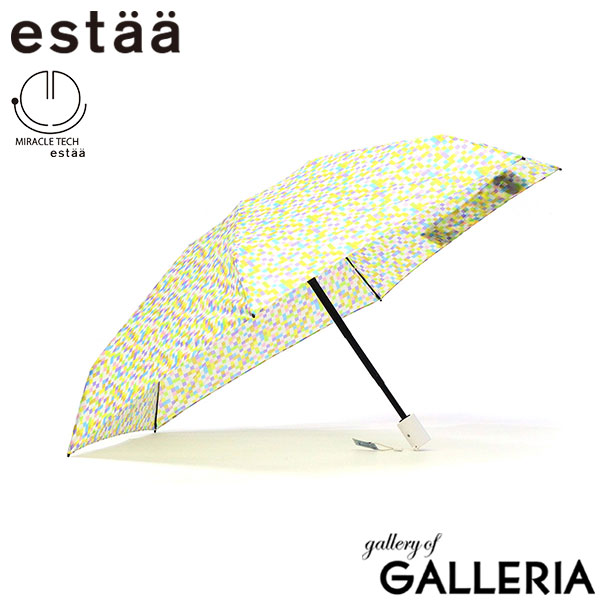 エスタ 折りたたみ傘 晴雨兼用 自動開閉 軽量 estaa ムーンバット 傘 日傘 雨傘 コンパクト ワンタッチ レディース UVカット加工 紫外線対策 親骨50cm ミラクルテック MiracleTech UVモザイク50 31-230-10327-12