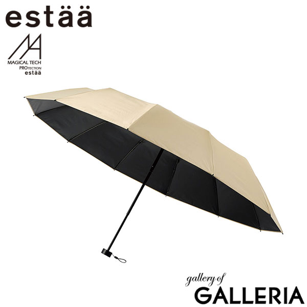 estaa エスタ 折りたたみ傘 風に強い 撥水 遮光100% コンパクト TECH PROTECTION Tough 12 rib55cm 31-230-30211-66 31-230-30226-66
