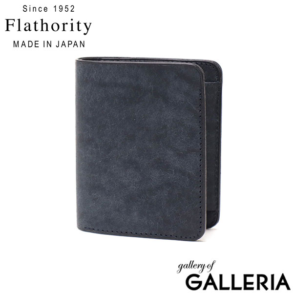 フラソリティ 財布 二つ折り財布 メンズ レディース ミニ コンパクト サイフ Flathority 本革 レザー 二つ折 ブランド 日本製 ミニマル プエブロレザー プエブロ ミニ財布 牛革 革 Land Mini wallet FP-511