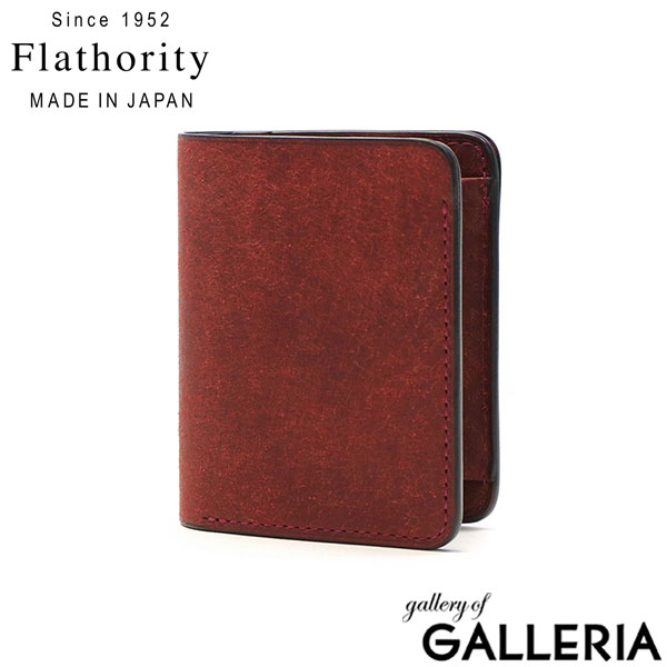フラソリティ 財布 二つ折り財布 メンズ レディース ミニ コンパクト サイフ Flathority 本革 レザー 二つ折 ブランド 日本製 ミニマル プエブロレザー プエブロ ミニ財布 牛革 革 Land Mini wallet FP-511
