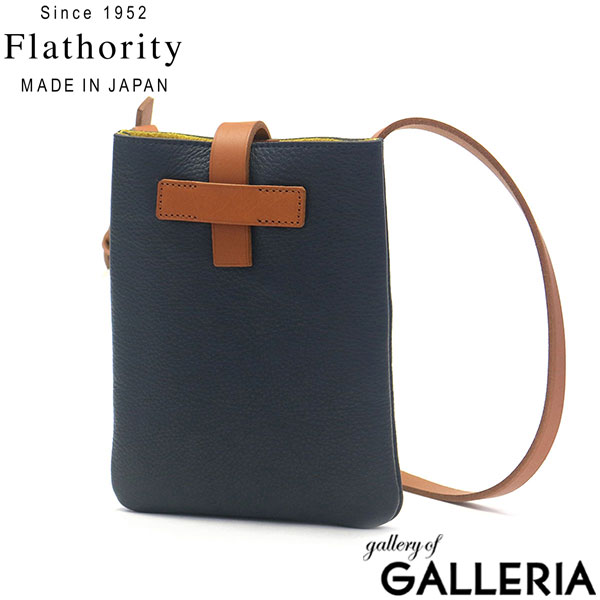 フラソリティ ショルダーバッグ メンズ レディース 斜めがけバッグ ブランド Flathority 小さめ 小さい ミニ 本革 革 レザー 牛革 縦型 縦 斜め掛け 大人 上品 かっこいい 薄型 軽量 日本製 Dual mini shoulder Bag FD-102