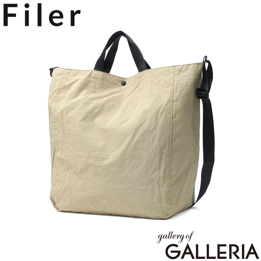 フィレール Filer トートバッグ 斜めがけ 大人 おしゃれ 横 ナイロン 2WAY B4 日本製 SIWA 2WAYTOTE OK-043