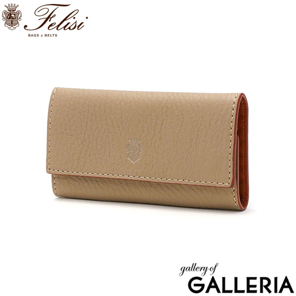 【正規品1年保証】フェリージ キーケース Felisi LD 鍵入れ 本革 レザー コンパクト 軽量 三つ折り キーフック 6連フック イタリア製 革小物 シンプル メンズ レディース 921/2/LD
