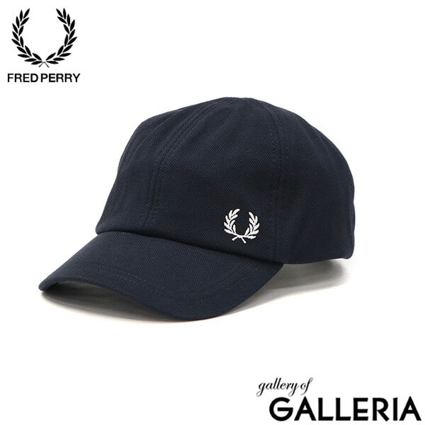 フレッドペリー キャップ メンズ レディース FRED PERRY 帽子 ベースボールキャップ ブランド おしゃれ ブラック カジュアル シンプル 定番 軽量 ロゴ刺繍 ワンポイント 鹿の子 Pique Classic Cap HW6726