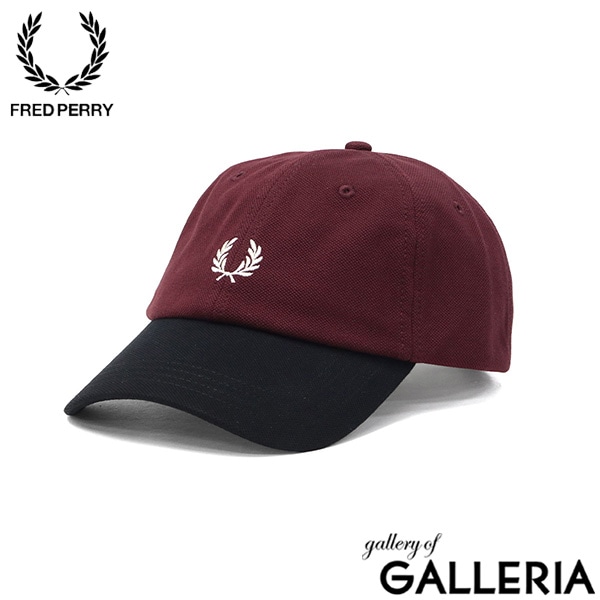 FRED PERRY フレッドペリー キャップ サイズ調整 スポーティ カジュアル Blocked Pique Classic Cap HW2303