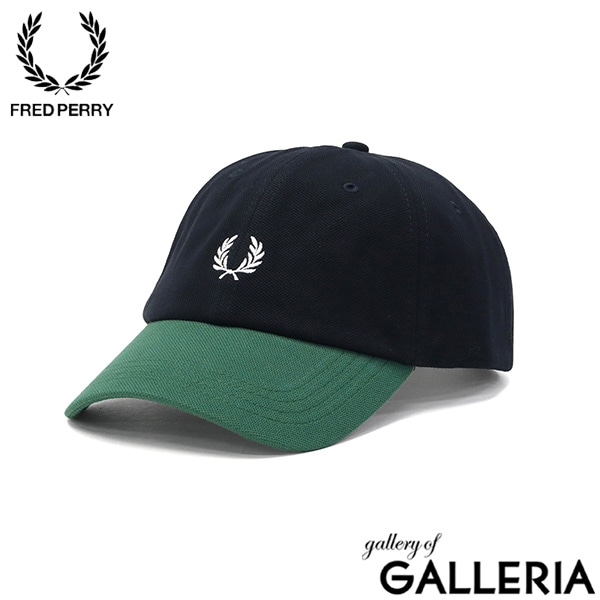 FRED PERRY フレッドペリー キャップ サイズ調整 スポーティ カジュアル Blocked Pique Classic Cap HW2303