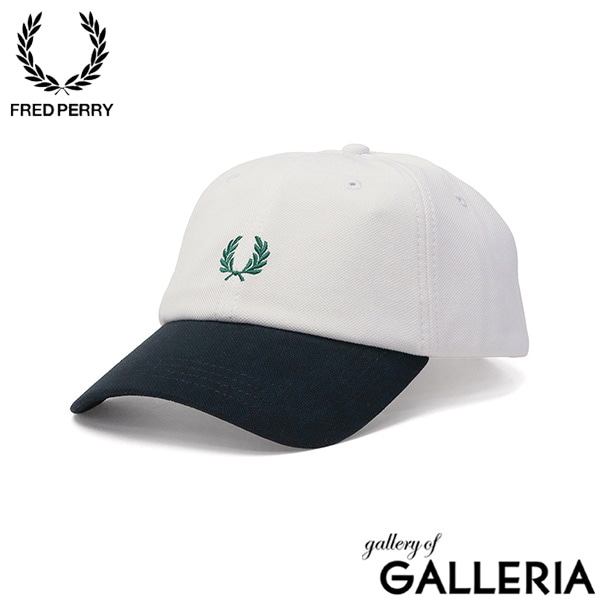 FRED PERRY フレッドペリー キャップ サイズ調整 スポーティ カジュアル Blocked Pique Classic Cap HW2303