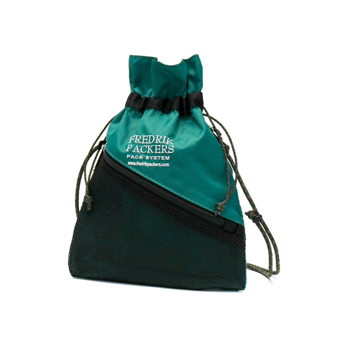 フレドリックパッカーズ ショルダーバッグ FREDRIK PACKERS PINION POUCH MESH 巾着 ミニショルダー 斜めがけ サコッシュ 小さめ 軽量 ナイロン 日本製 メンズ レディース