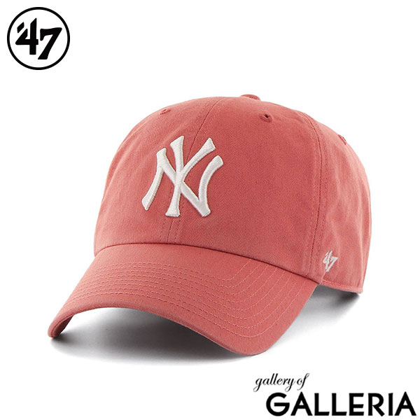 47 キャップ メンズ レディース ブランド フォーティーセブン CLEAN UP 帽子 ベースボールキャップ ロゴ おしゃれ コットン シンプル カジュアル かっこいい サイズ調整 クリーンナップ New York Yankees ニューヨーク・ヤンキース