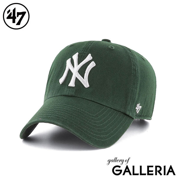 47 キャップ メンズ レディース ブランド フォーティーセブン CLEAN UP 帽子 ベースボールキャップ ロゴ おしゃれ コットン シンプル カジュアル かっこいい サイズ調整 クリーンナップ New York Yankees ニューヨーク・ヤンキース