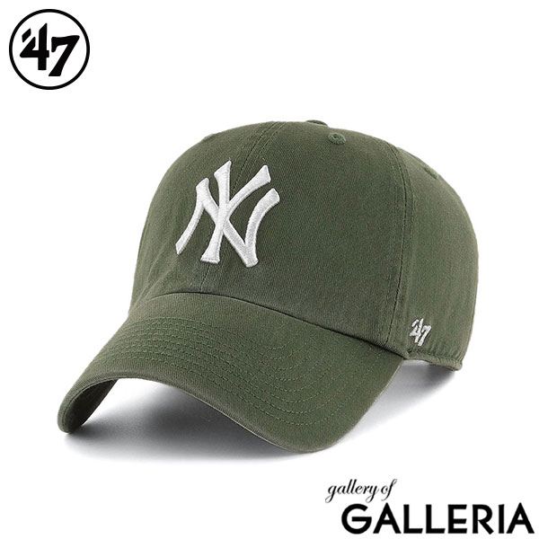 47 キャップ メンズ レディース ブランド フォーティーセブン CLEAN UP 帽子 ベースボールキャップ ロゴ おしゃれ コットン シンプル カジュアル かっこいい サイズ調整 クリーンナップ New York Yankees ニューヨーク・ヤンキース