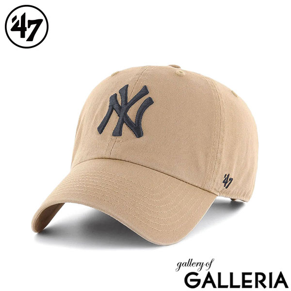 47 キャップ メンズ レディース ブランド フォーティーセブン CLEAN UP 帽子 ベースボールキャップ ロゴ おしゃれ コットン シンプル カジュアル かっこいい サイズ調整 クリーンナップ New York Yankees ニューヨーク・ヤンキース