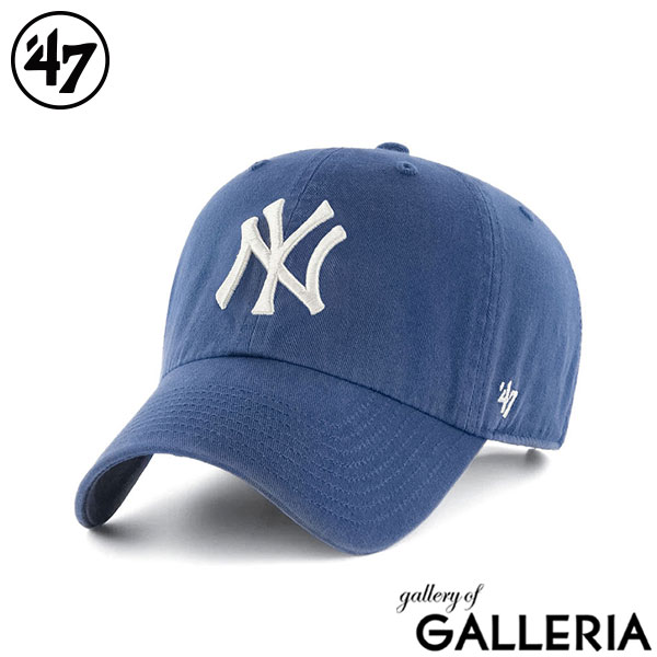 47 キャップ メンズ レディース ブランド フォーティーセブン CLEAN UP 帽子 ベースボールキャップ ロゴ おしゃれ コットン シンプル カジュアル かっこいい サイズ調整 クリーンナップ New York Yankees ニューヨーク・ヤンキース