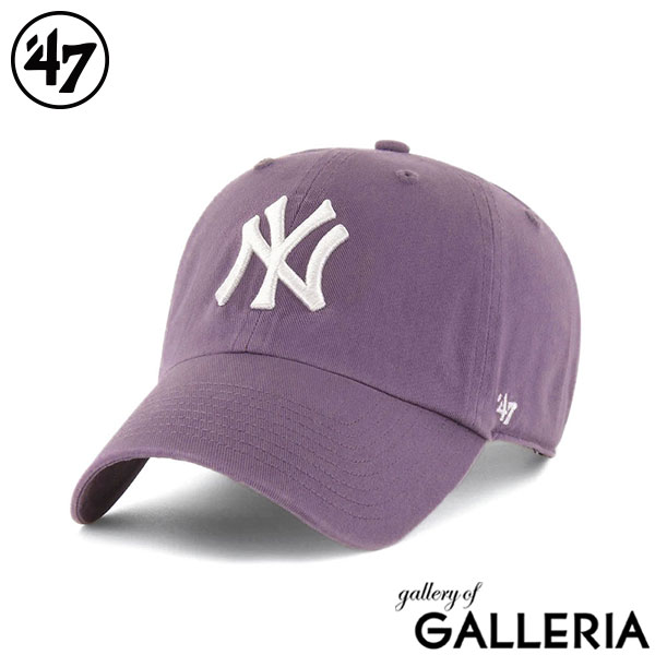 47 キャップ メンズ レディース ブランド フォーティーセブン CLEAN UP 帽子 ベースボールキャップ ロゴ おしゃれ コットン シンプル カジュアル かっこいい サイズ調整 クリーンナップ New York Yankees ニューヨーク・ヤンキース